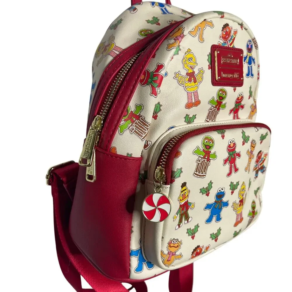 Loungefly Christmas Sesame Street mini backpack LIMITED EDITION - Picture 6 of 7